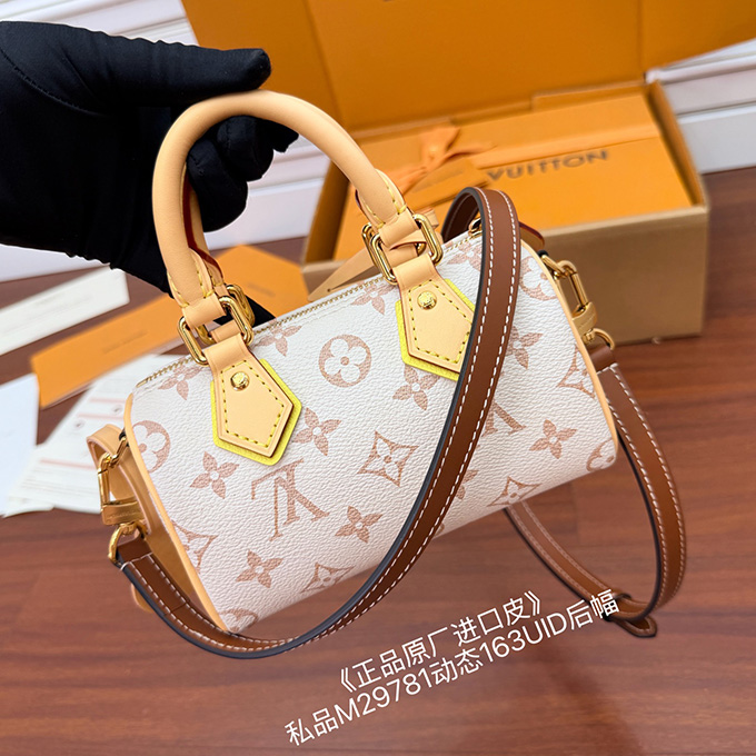 lv louis vuitton monogram nano speedy bag #m29781